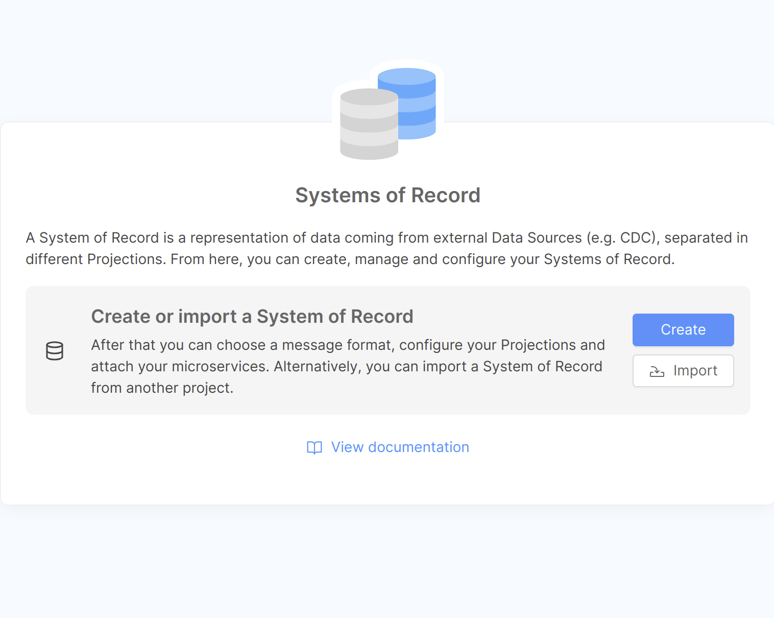 Page System of Record