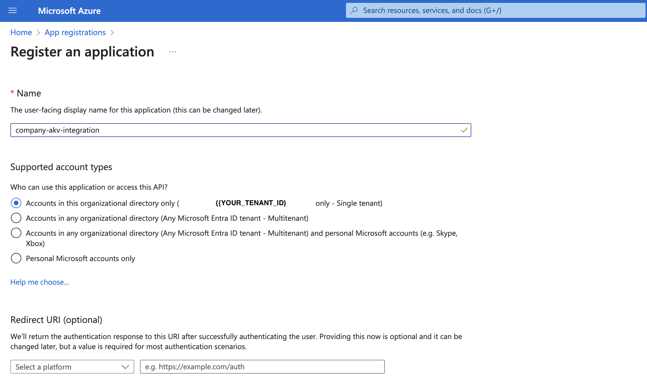 azurePortal-app-registration-creation