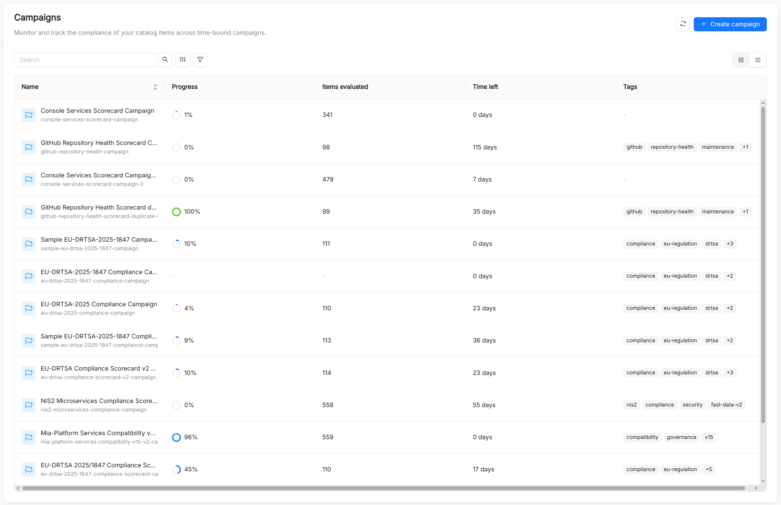 Catalog App Campaigns