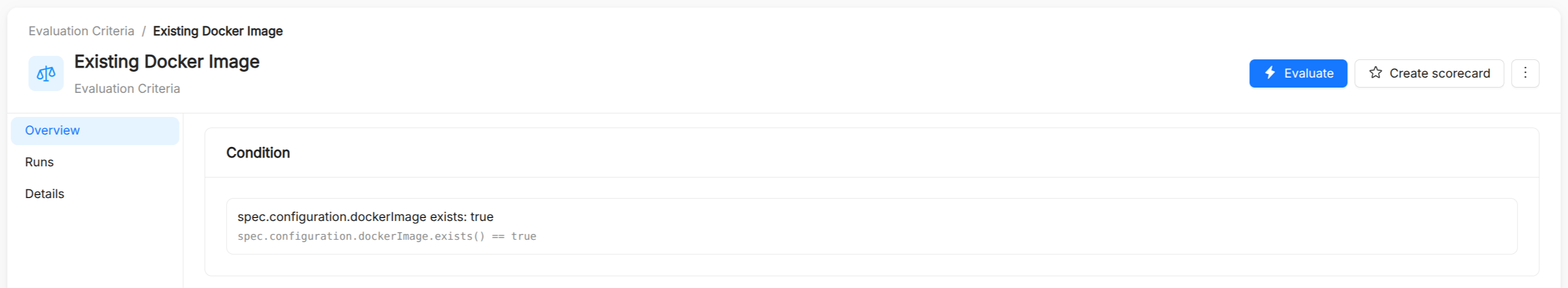 Catalog App Evaluation Criteria details