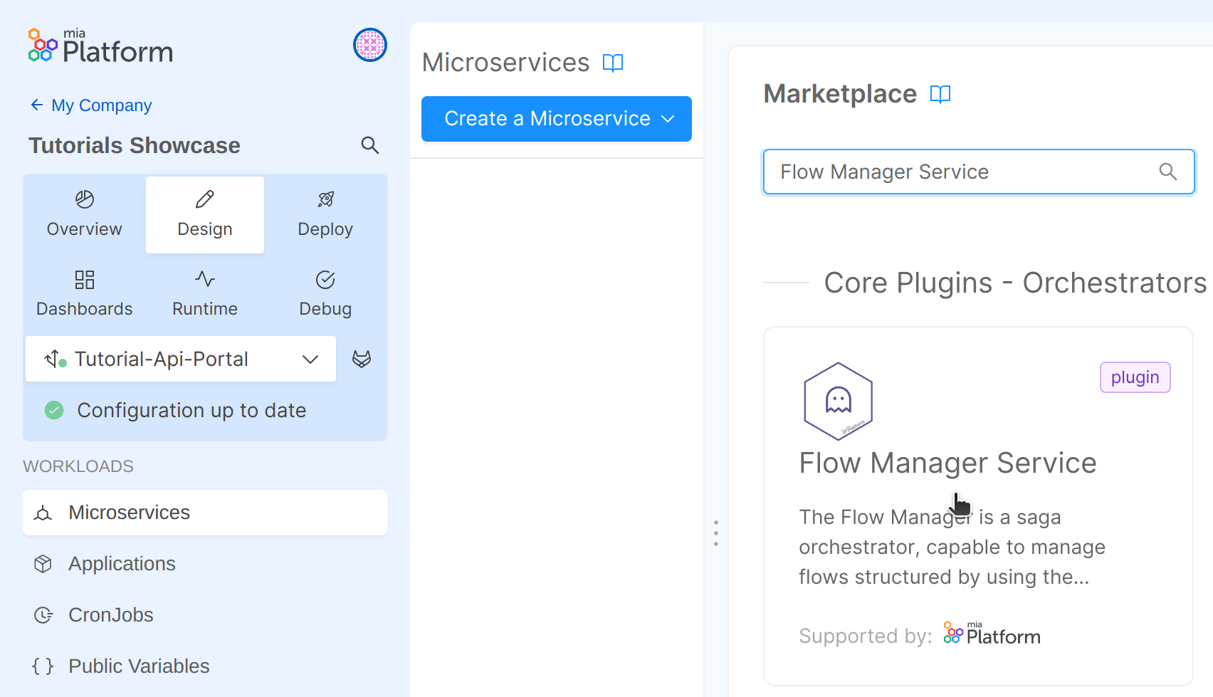 Flow Manager Marketplace