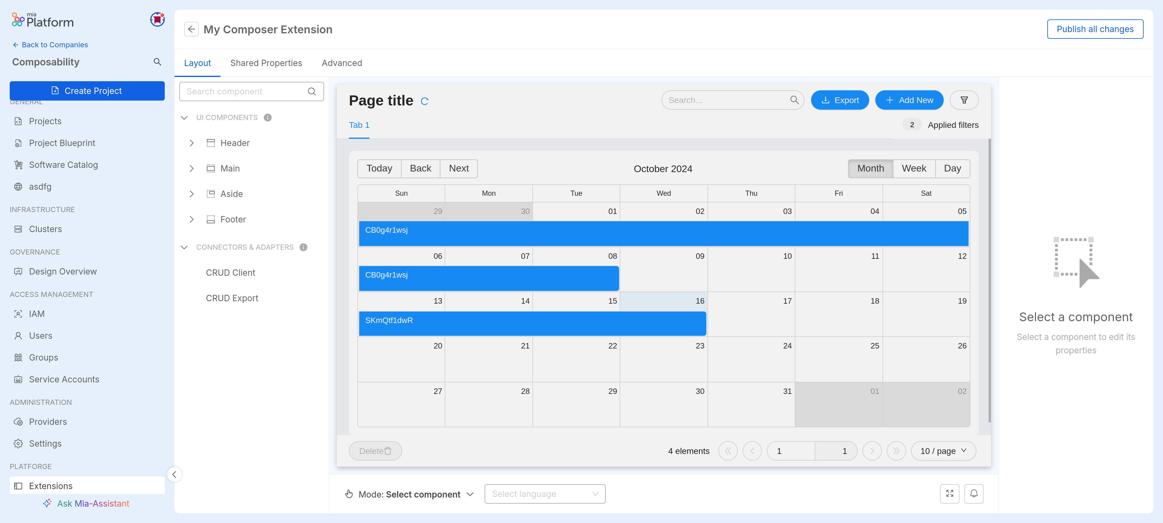 edit extension configuration