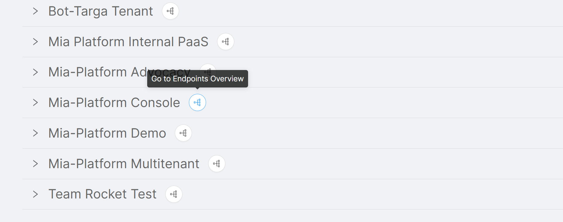 Endpoints Overview BUtton