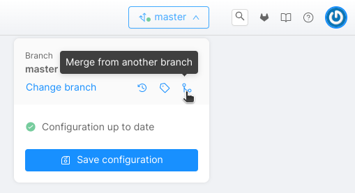 Merge Branches Button