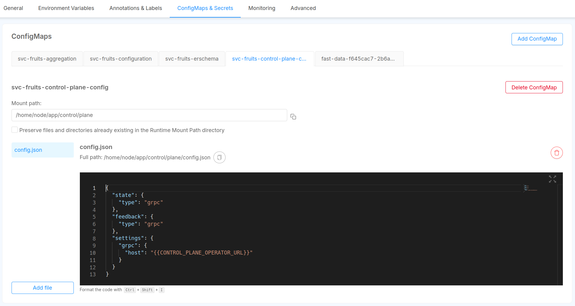 Microservice Configuration